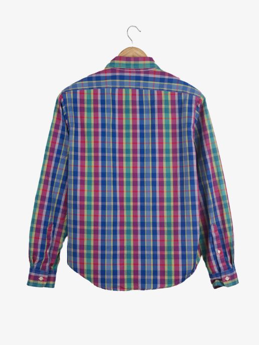 Blue Green Madras Shirt